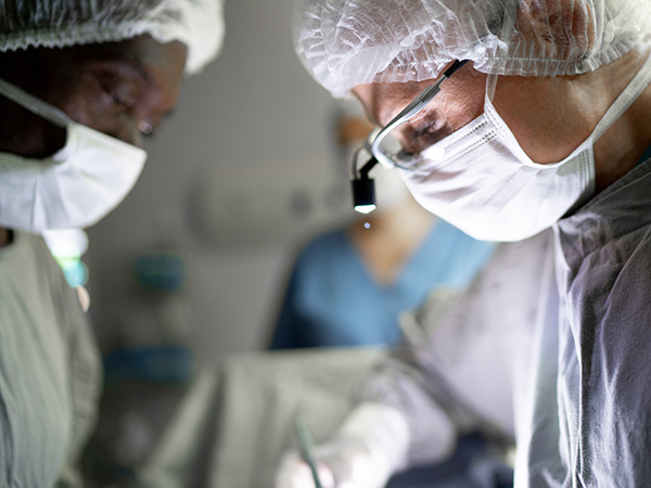 Operating Room of Doctors Performing Surgery